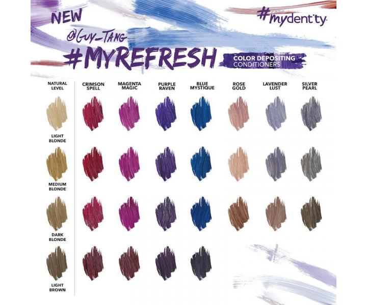 Kondicionr na oivenie farby vlasov #mydentity MyRefresh Blue Mystique - 177,4 ml, mystick modr