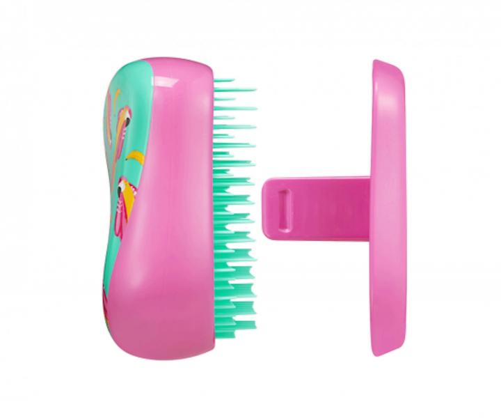 Kefa na rozesvanie vlasov Tangle Teezer Compact Styler Paradise Bird - ruovo-tyrkysov