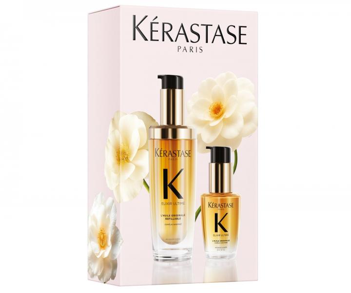 Dar�ekov� sada olejovej starostlivosti pre v�etky typy vlasov K�rastase Elixir Ultime L'Huile Originale Set
