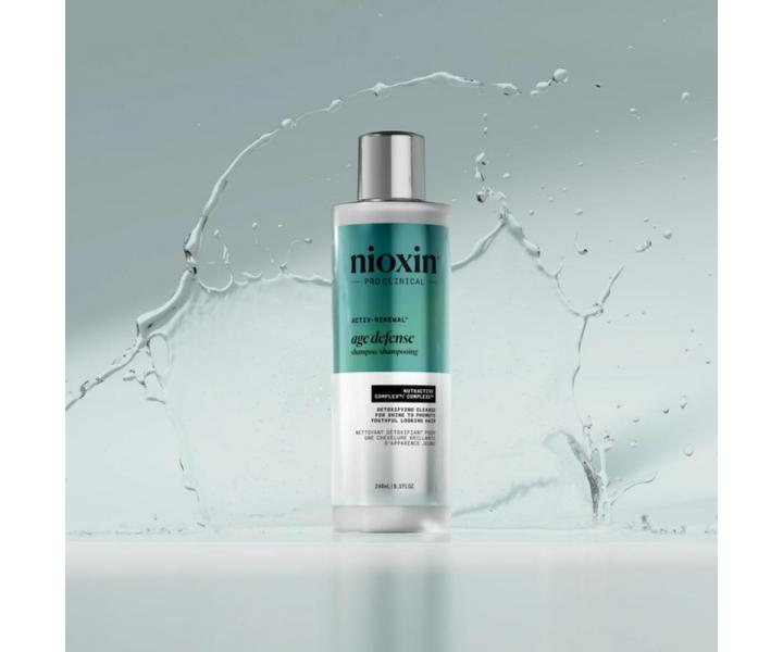 Rad pre posilnenie, plnos� a podporu prirodzenej farby starn�cich vlasov Nioxin Age Defense