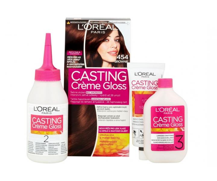 Preliv bez amoniaku Loral Casting Crme Gloss - 454 brownie