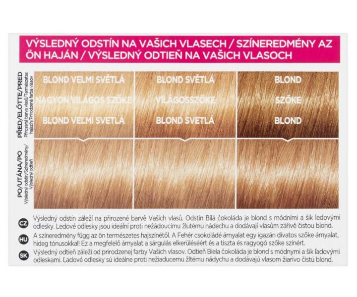 Preliv bez amoniaku Loral Casting Crme Gloss - 910 biela okolda