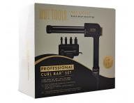 Kulma na vlasy Hot Tools Black Gold Curl Bar Set - 19 mm, 25 mm, 32 mm, 38 mm + ta�ka Hot Tools Appliance Caddy zadarmo