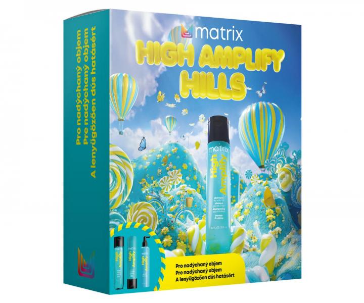 Dar�ekov� sada na objem a posilnenie jemn�ch vlasov Matrix High Amplify Hills