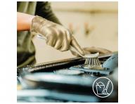 Nitrilov rukavice Espeon Nitril Sparkle - 100 ks, perleov zlat, vekos L