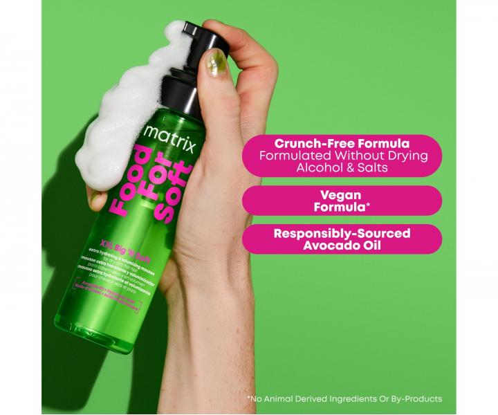 Pena pre extra hydrat�ciu a objem such�ch vlasov Matrix Food For Soft XXL Big 'N Soft - 200 ml