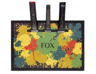 Magnetick siliknov podloka pre strojeky a kaderncke pomcky Fox Barber Magnetic Mat - 48 x 33 cm