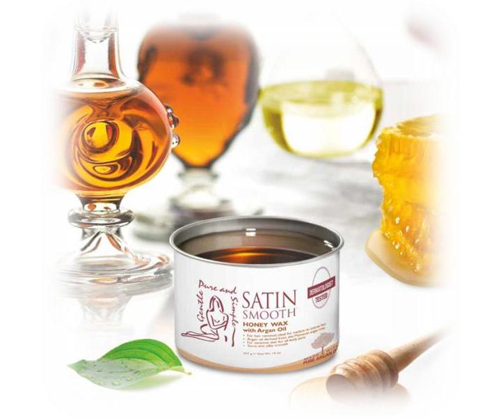 Depilan vosk s medom a arganovm olejom Satin Smooth - 397 g