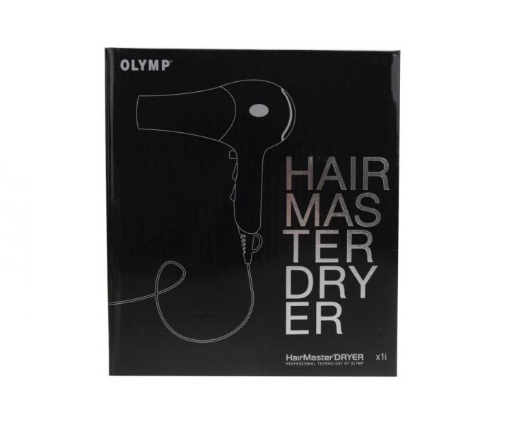 Fn na vlasy s ionizciou Olymp Hair Master Dryer x1i - 2000W, iern/strieborn