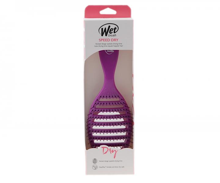 Kefa na rozesvanie a fkanie vlasov Wet Brush Speed Dry Purple - fialov