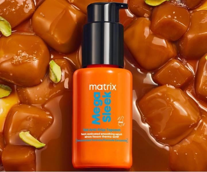 Uhladzuj�ce termoochrann� s�rum pre nepoddajn� vlasy Matrix Mega Sleek 96H Anti-Frizz TopCoat Serum - 30 ml