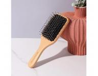 Ploch� dreven� kefa na vlasy s divia��mi a nylonov�mi �tetinami Sister Young Vera Hair Brush - 24,3 x 8 cm