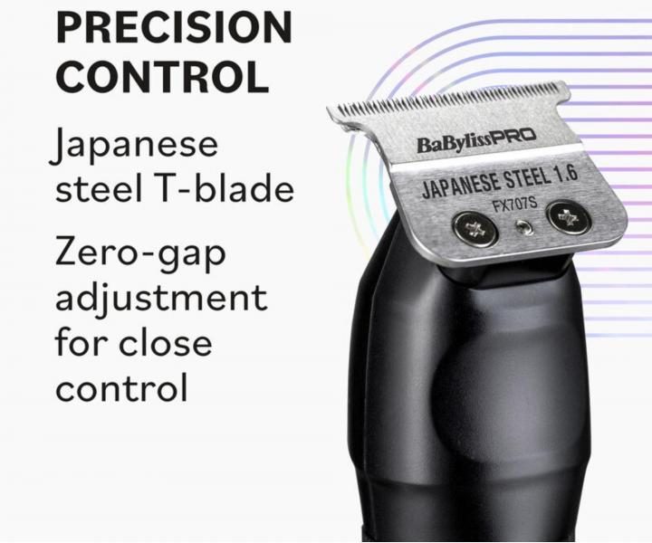 Profesion�lny kont�rovac� stroj�ek na vlasy BaByliss Pro FreshFX T-Blade Trimmer FX76E - �ierny