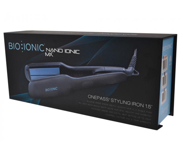 Profesionlna ehlika na vlasy Bio Ionic OnePass 1,5 NanoIonic MX - ierna