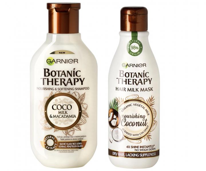 Hydrata�n� sada Garnier Botanic Therapy Coco & Macadamia - �amp�n + maska