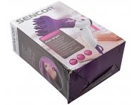F�n na vlasy s difuz�rem Sencor SHD 6505VT - 1400 W, bielo-fialov� - po�koden� kart�nov� obal