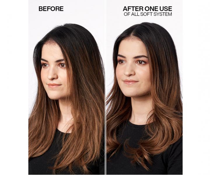 Dar�ekov� sada na hydrat�ciu a hebkos� such�ch a krehk�ch vlasov Redken All Soft