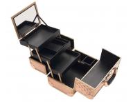 Profesionlny kozmetick kufor Sibel - rose gold
