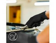 Vinylov rukavice Espeon Vinyl Plus - 100 ks, ierne, vekos L