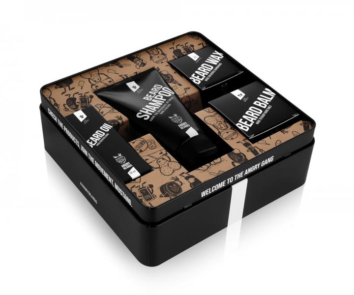 Pnska darekov sada pre starostlivos o fzy Angry Beards Beard Grooming Set