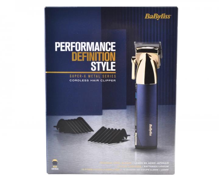 Zastrihva vlasov Babyliss E992E - modro-zlat