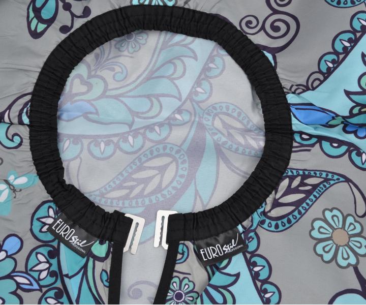 Kaderncka pltenka na strihanie Eurostil Professional - kvetinov vzor - kovov hik