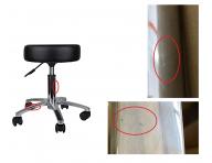 Taburet na kolieskach Detail BOB - �ierny (38) - II. akos� - odreniny na piestu a podstavci