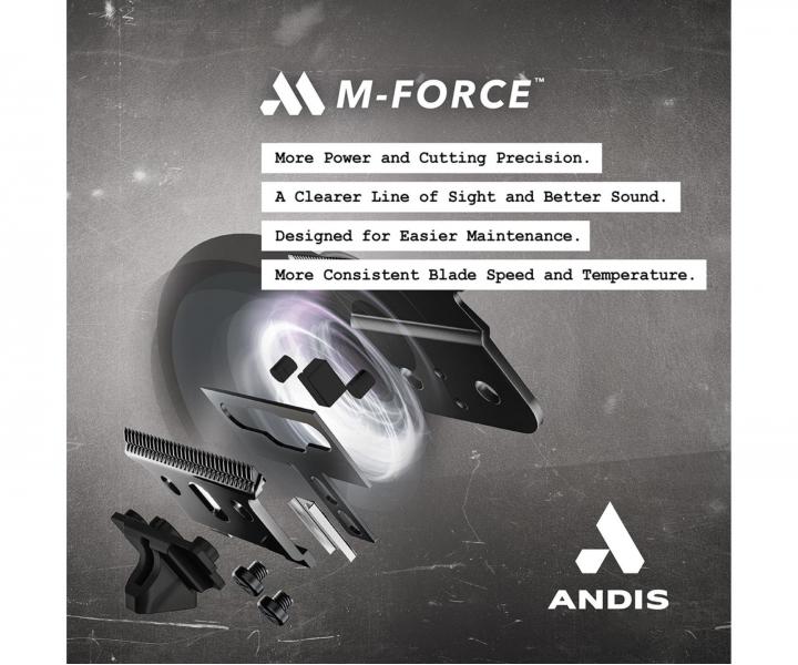 Profesion�lny kont�rovac� stroj�ek na vlasy Andis GTX-Exo M-Force Cordless Trimmer 561863 - �ierny