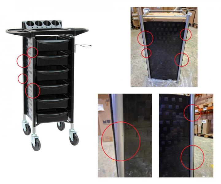 Kadern�cky voz�k Weelko Keep - �ierny - II. akos�, odreniny