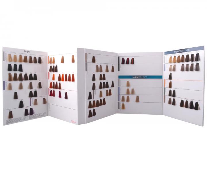 Vlasov� vzorkovn�k farieb Lor�al Professionnel Majirel