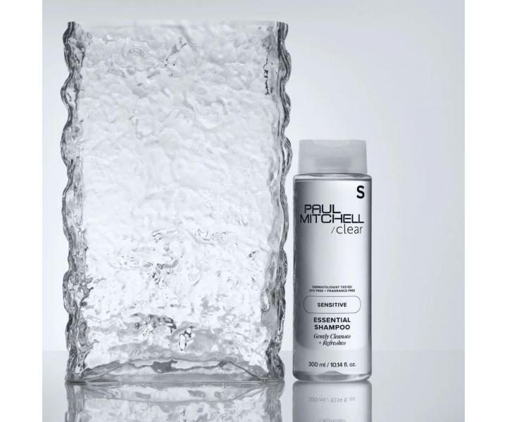 Jemne istiaci ampn pre citliv pokoku hlavy Paul Mitchell Clear Sensitive Essential Shampoo - 300 ml