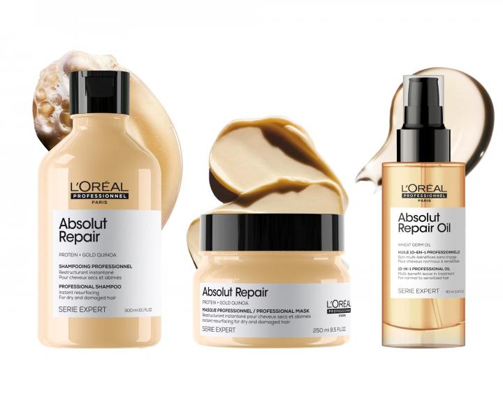 Rad pre such a pokoden vlasy LOral Professionnel Serie Expert Absolut Repair