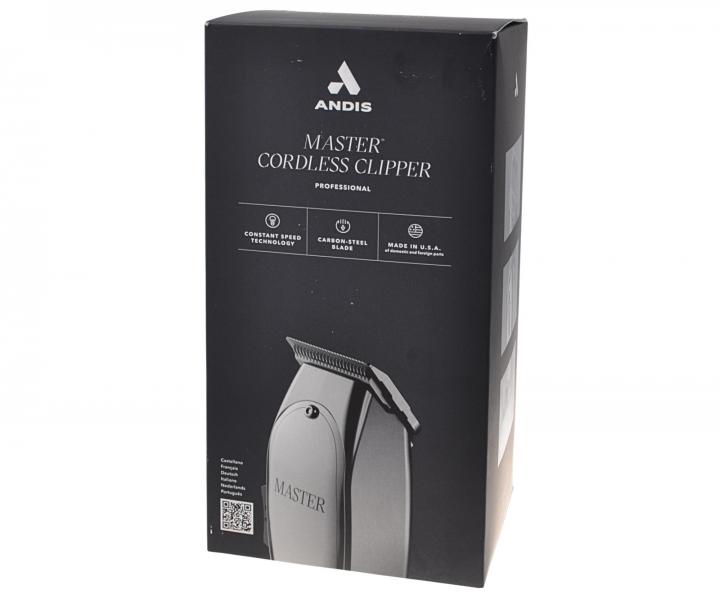 Profesionlny strojek na vlasy Andis Master Cordless Clipper 12665 - strieborn