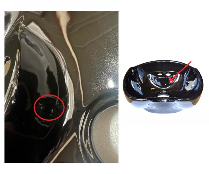 N�hradn� um�vadlo pre um�vac� box Detail - keramick�, �ierne - II. akos� - odrenina glaz�ry