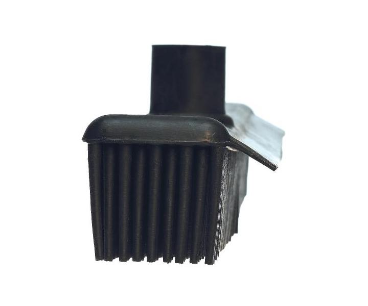 Antistatick zmetk so krabkou Sibel Rubber Broom - ierny