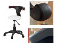 Pedikrska stolika s opierkou SilverFox 1028 - biela - II. akos - vada a otlak na operadle