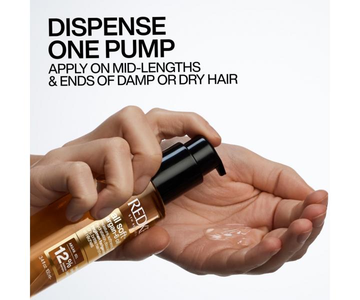 Viacelov olej pre such a krehk vlasy Redken All Soft Argan-6 Oil - 100 ml