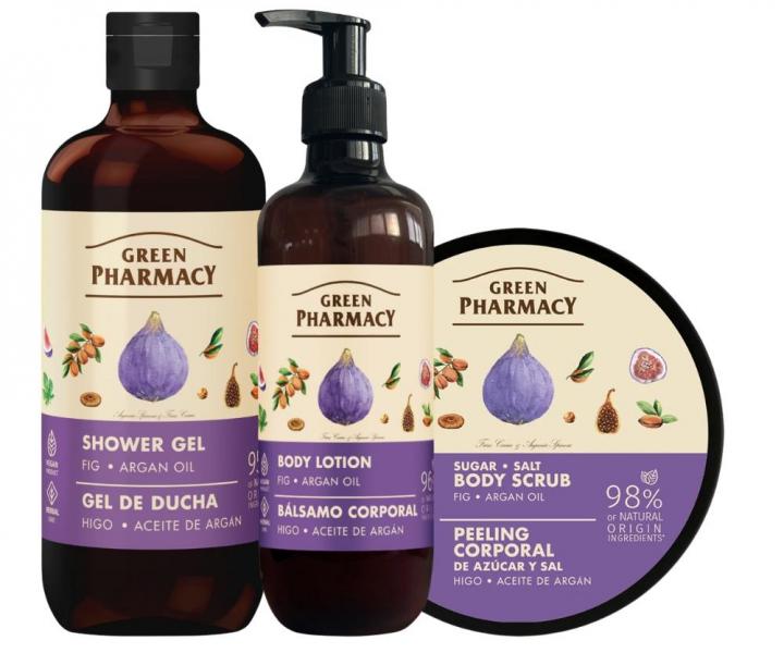Dar�ekov� sada pre starostlivos� o telo s figou a arganov�m olejom Green Pharmacy