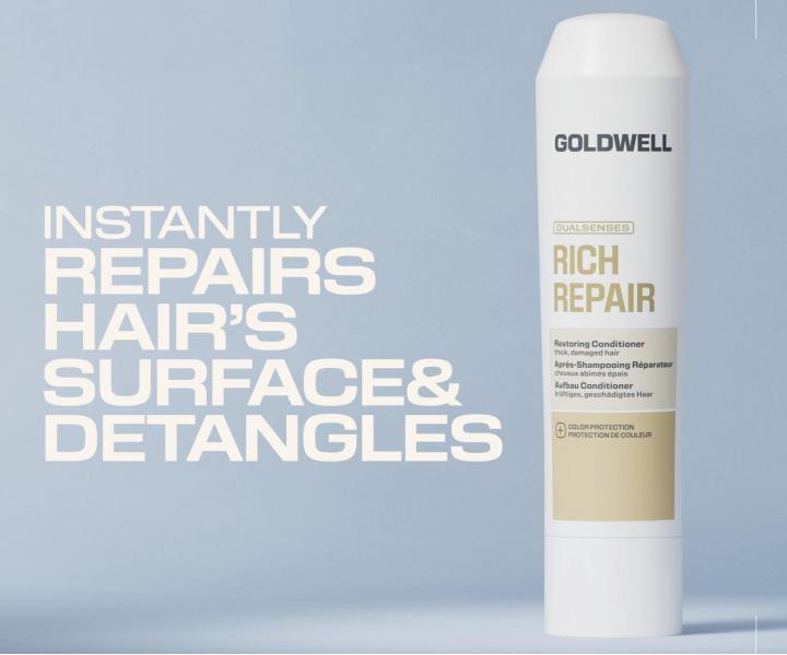 Rad pre such� a po�koden� vlasy Goldwell Dualsenses Rich Repair