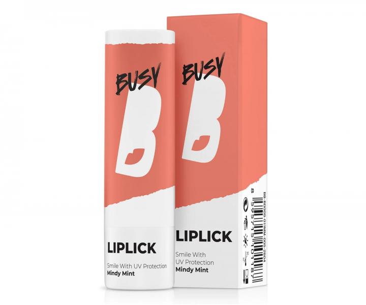 Hydrata�n� a vy�ivuj�ci balzam na pery BusyB Liplick Mindy Mint SPF 25 - 4,8 g