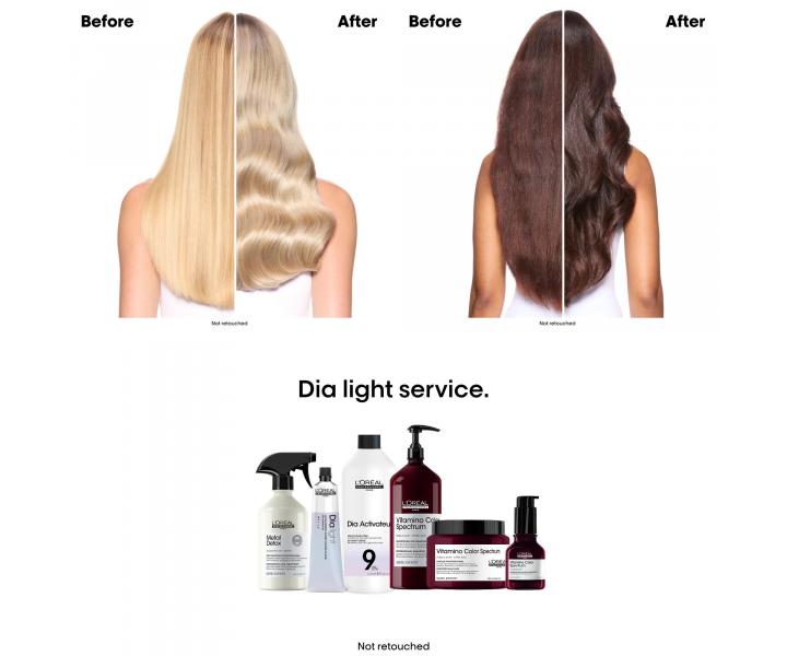 Preliv na vlasy Lor�al Professionnel Dia Light 60 ml - Booster modr�