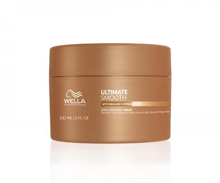 Maska pre lesk a hebkos suchch vlasov Wella Professionals Ultimate Smooth Mask - 150 ml
