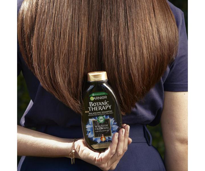 ada pro mastn konky a such dlky Garnier Therapy Botanic Magnetic Charcoal