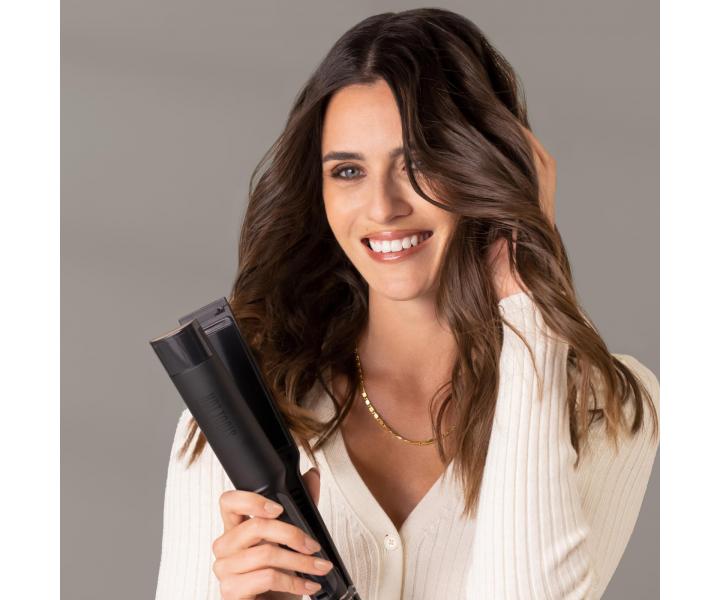 Profesionlna parn ehlika na vlasy Hot Tools Steamstyler - ierna