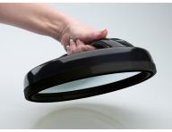 Okrhle zrkadlo s rukovou Sibel, ierne