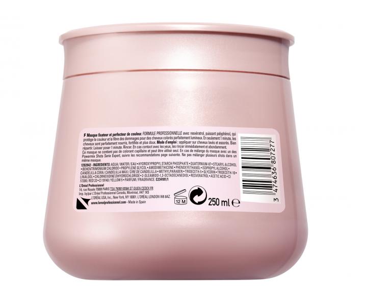 Maska pre iariv farbu vlasov Loral Vitamino Color Resveratrol - 250 ml