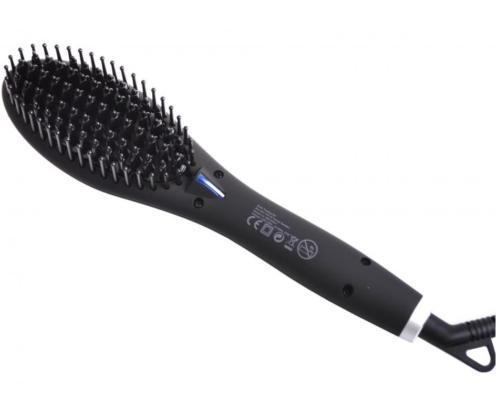 Nahrievacia �ehliaca kefa na vlasy Cera Ceramic Brush - �ierny