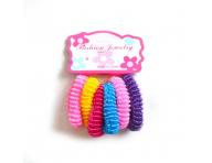 Gumi�ky do vlasov Detail pr.4 cm DHSXR-2 - 6 ks, viacfarebn� (bonus)