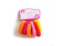 Gumi�ky do vlasov Detail pr.4 cm DHSXR-2 - 6 ks, viacfarebn� (bonus)