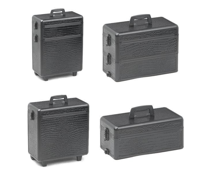 Sekcionlny kufor na kolieskach Sibel Modular - ierny